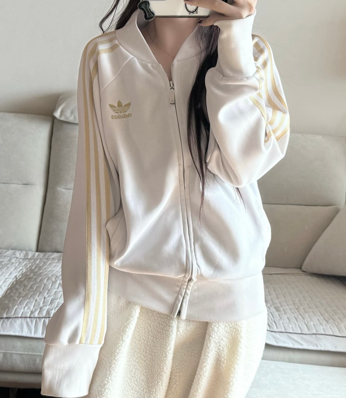 아디다스 흰골 져지 상품이미지1