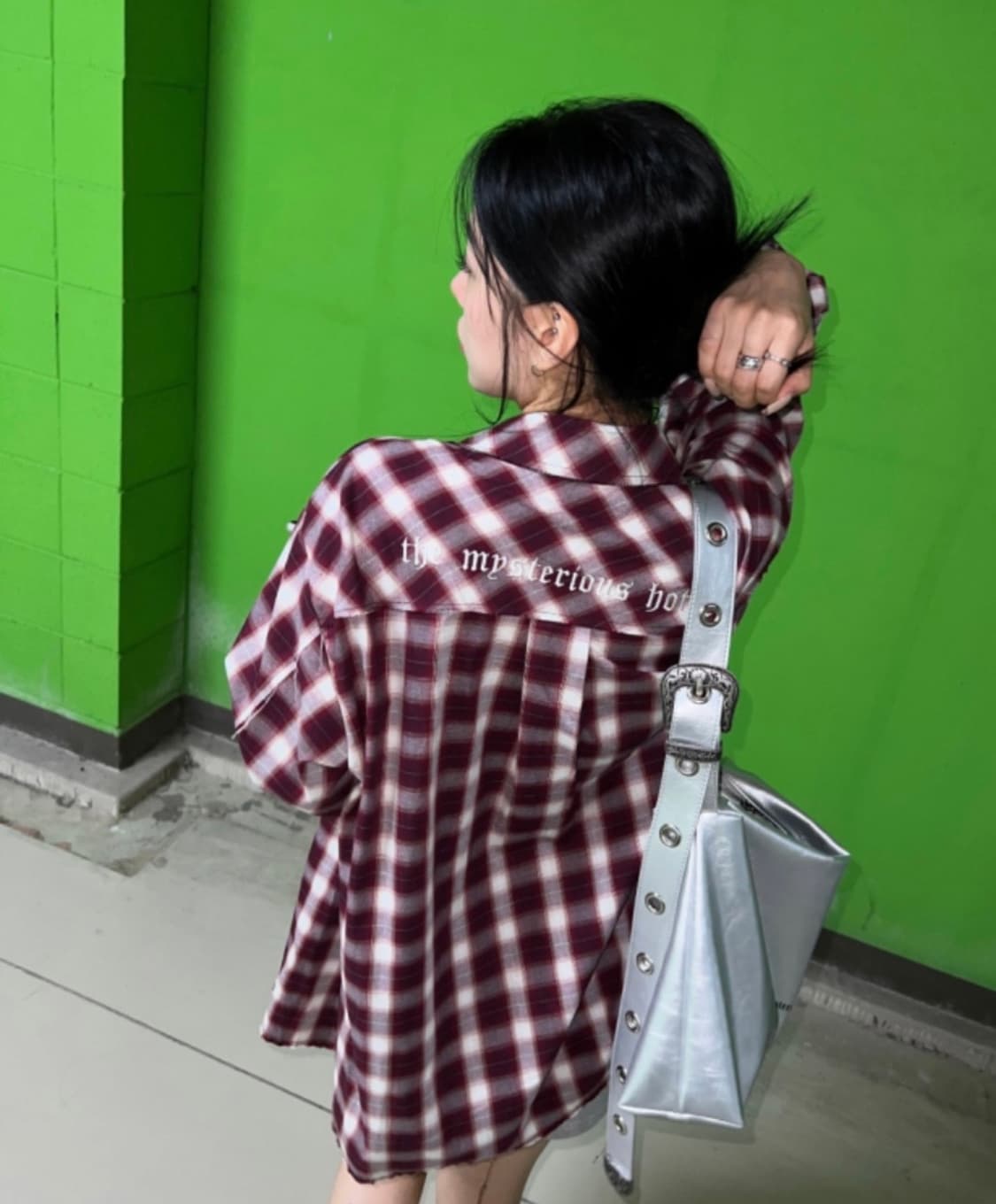 더미스테리어스호텔 체크 셔츠 상품이미지1