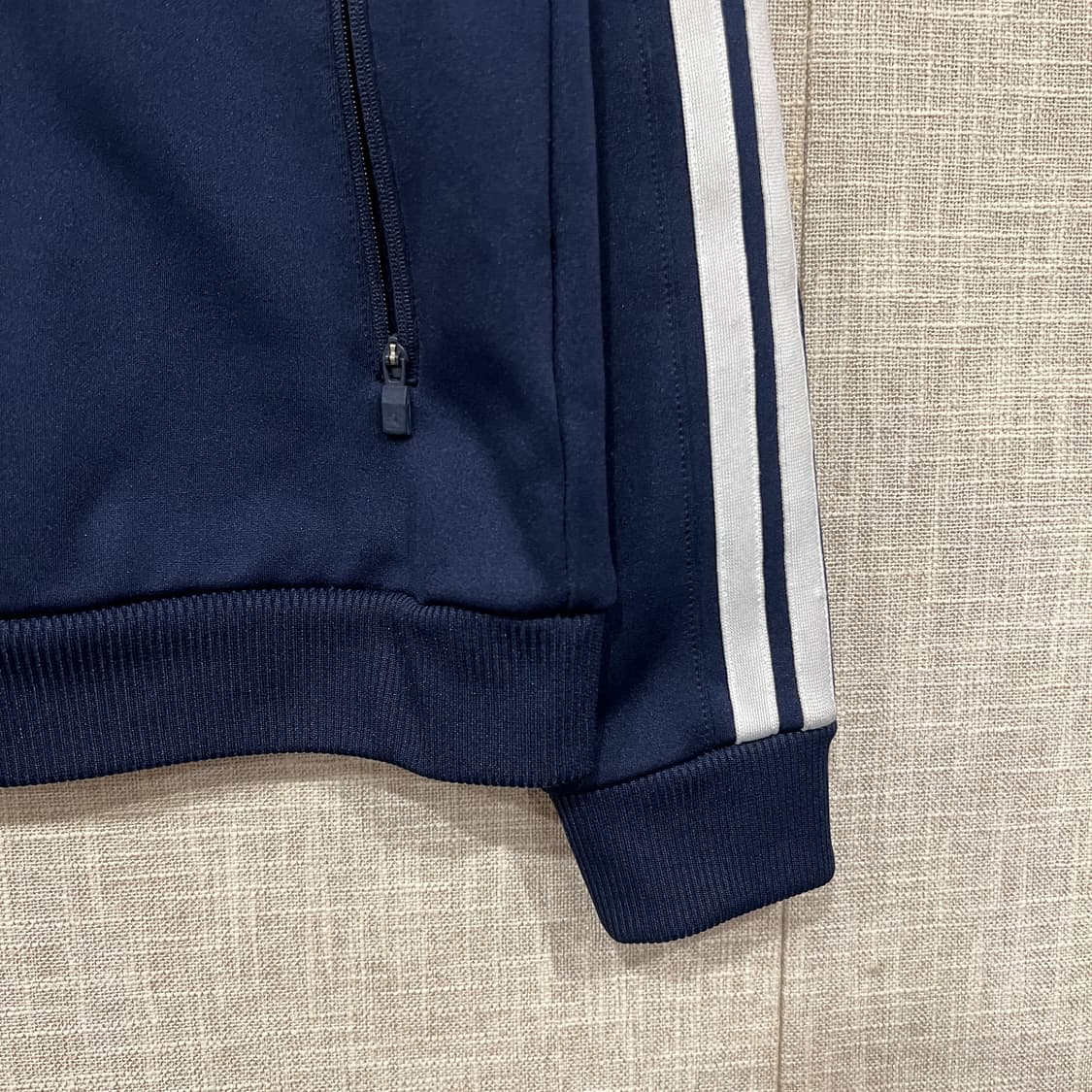 르꼬끄 스포티 사이드스펠 백로고 기모 트랙탑 져지 S 네이비 상품이미지4