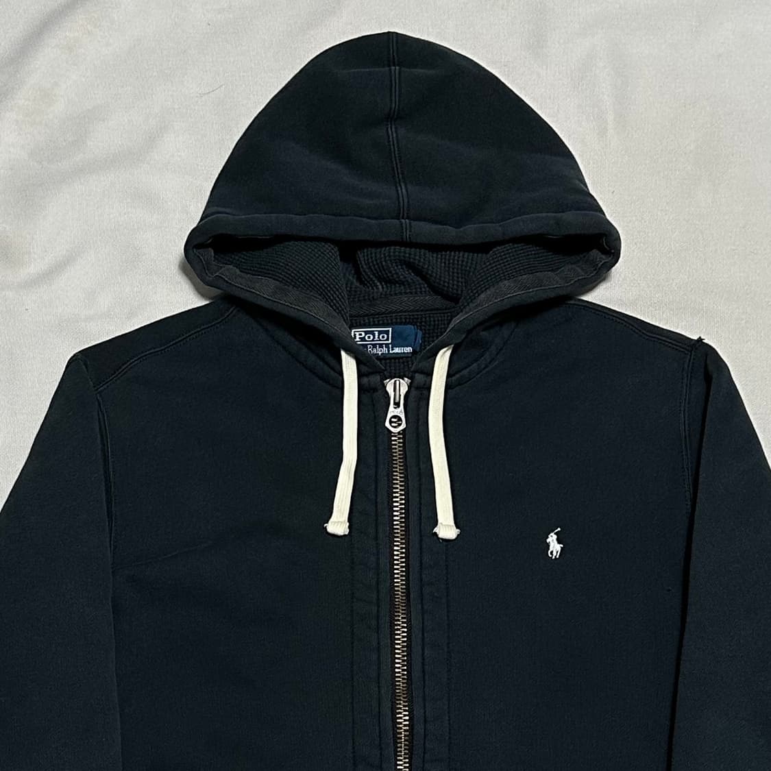 L 폴로랄프로렌 화이트 포니 네이비 후드집업 상품이미지1