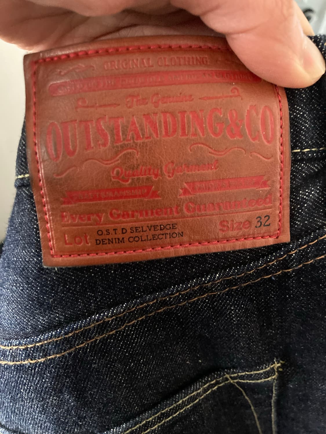 아웃스탠딩 셀비지 데님 W.W. II SELVEDGE STRAIGHT P 상품이미지4