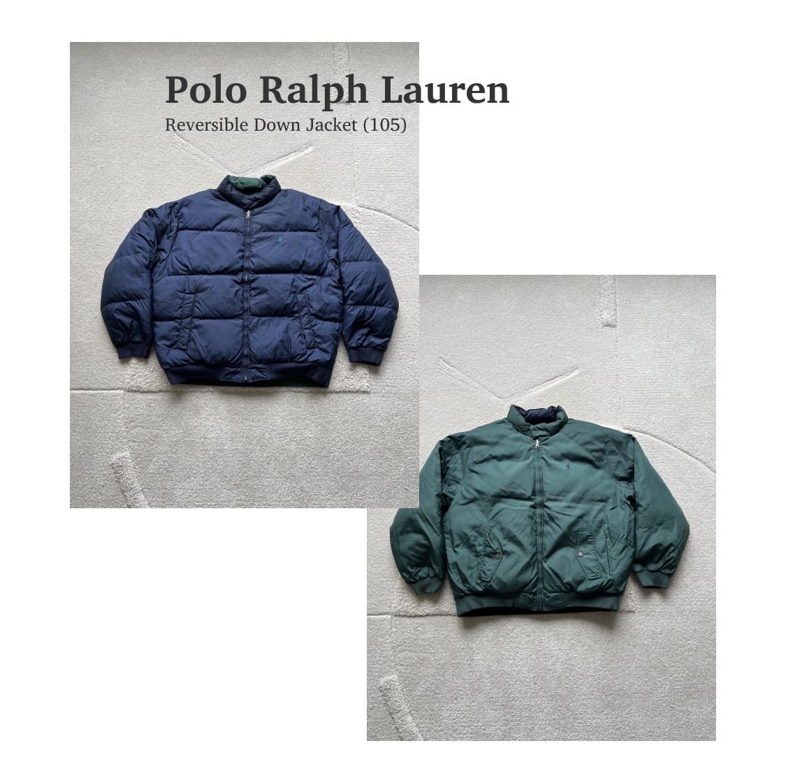 폴로 랄프로렌 리버시블 다운 패딩 (105) 상품이미지1