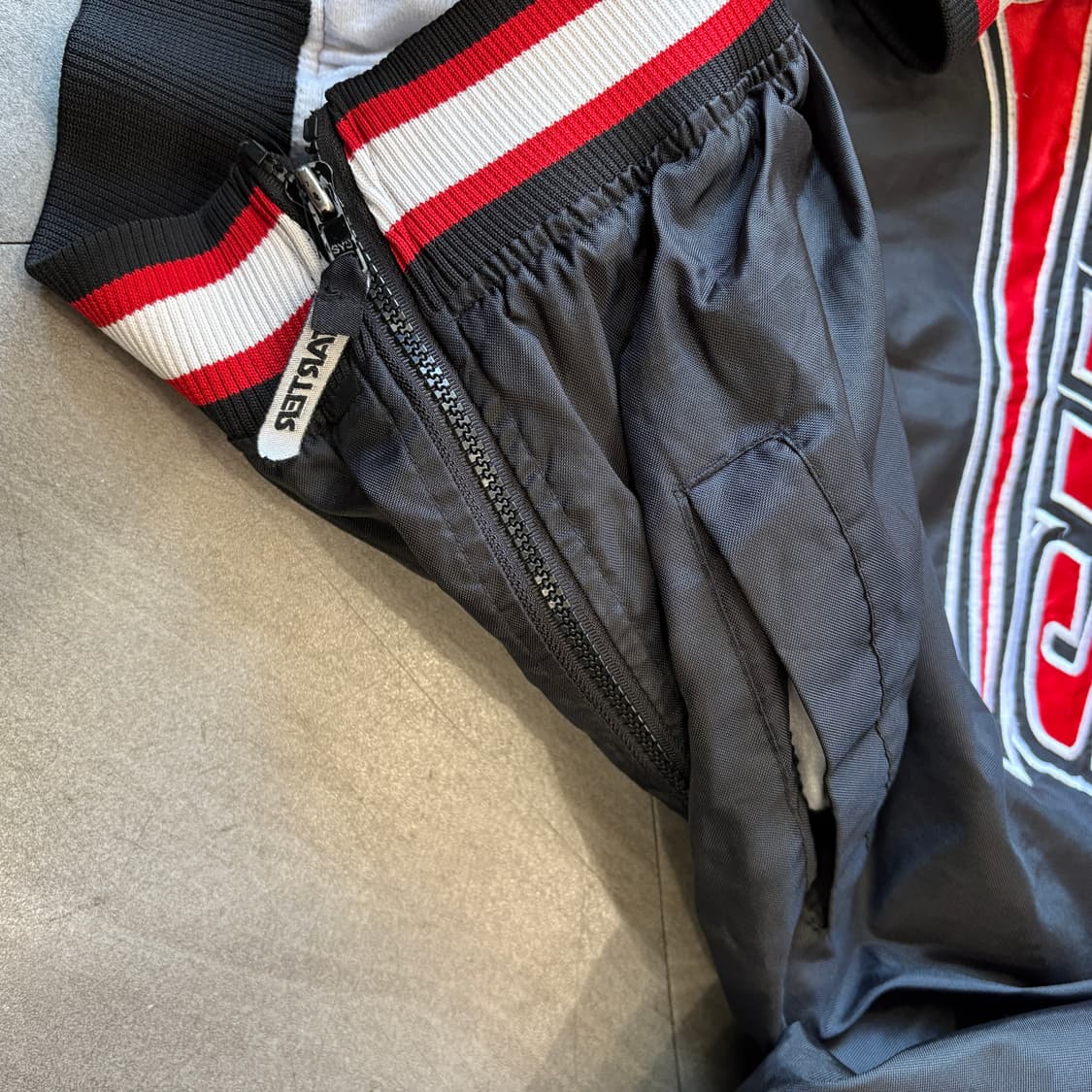 90년대 생산 90s 시카고 불스 스타터 웜업 자켓 상품이미지7