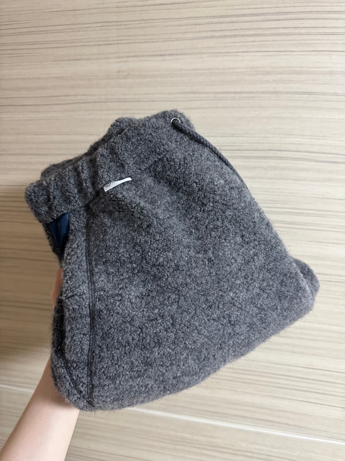 (M) 디스이즈네버댓 고어텍스 윈드스토퍼 울 플리스 팬츠 헤더그레이 상품이미지3