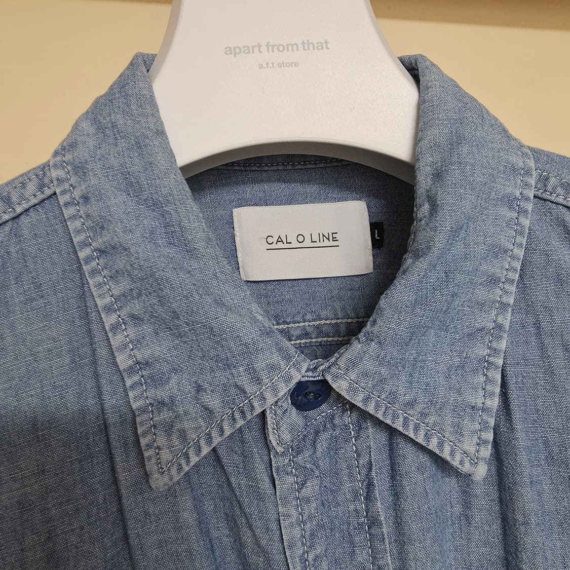 [L] 칼오라인 반다나 패치워크 샴브레이 워크셔츠 Cal O Line 상품이미지2