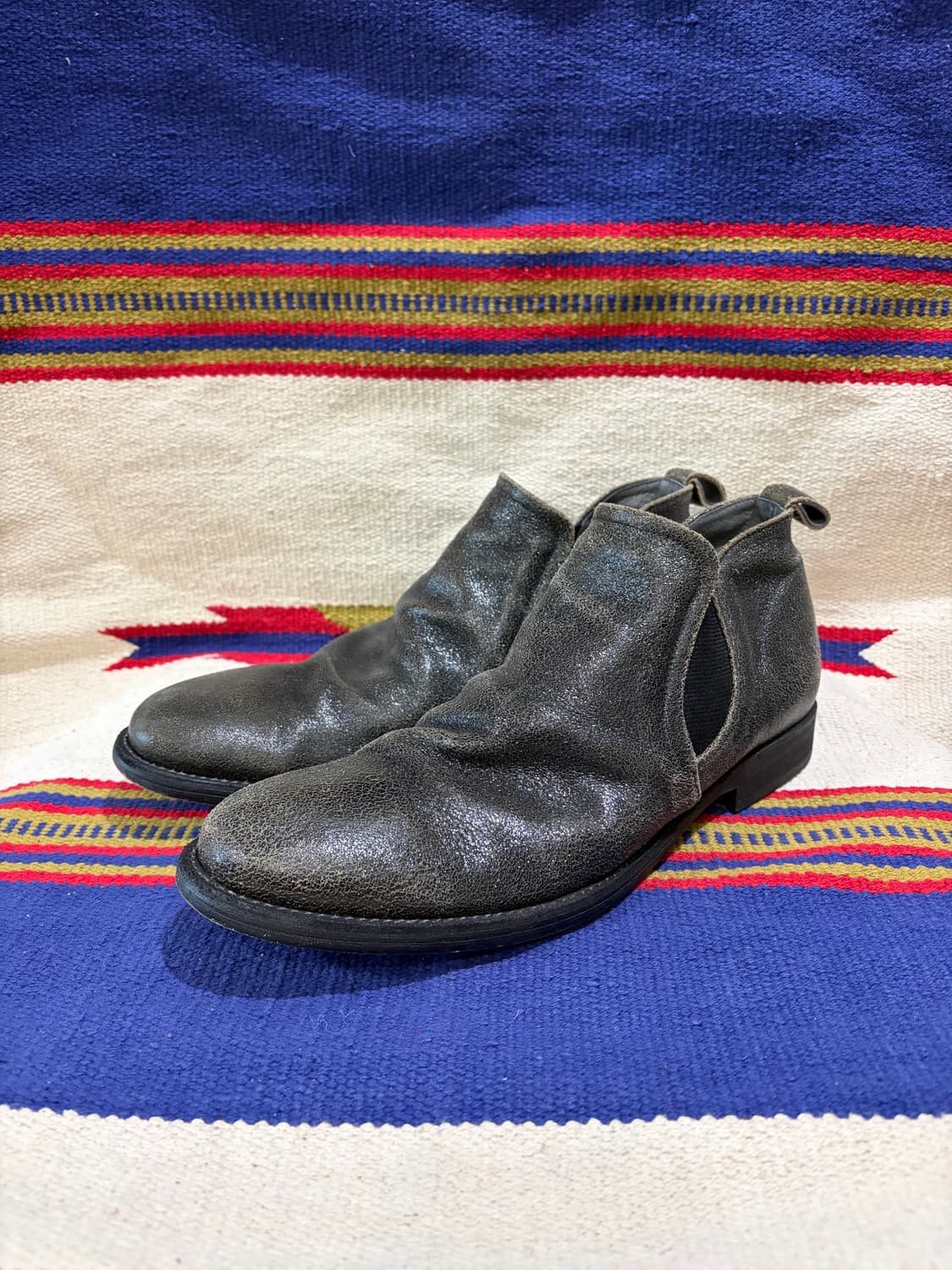 알프레도 바니스터 크랙 드레이프 사이드고어 부츠 상품이미지1