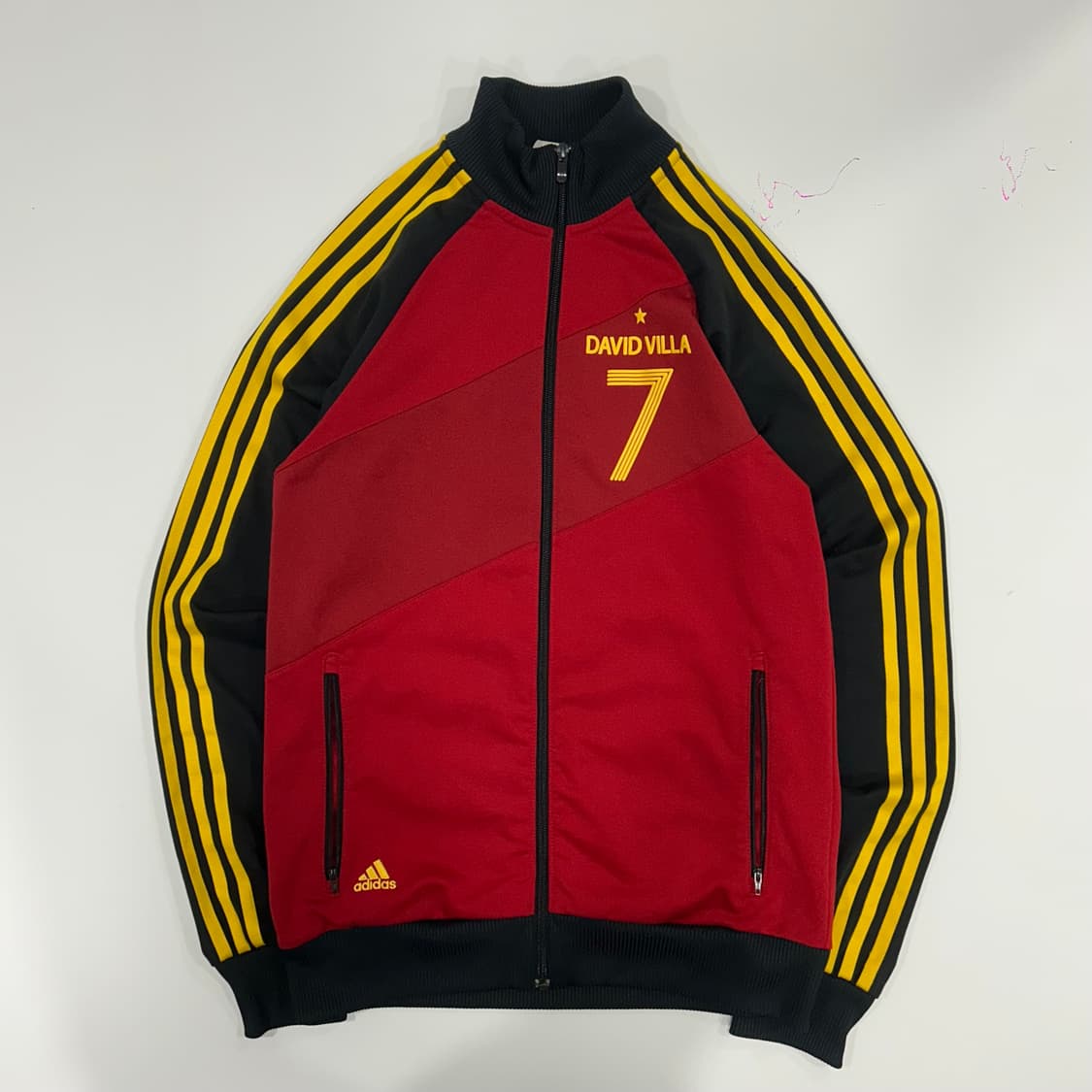 Adidas 아디다스 david villa 레드옐로우 배색져지 상품이미지3