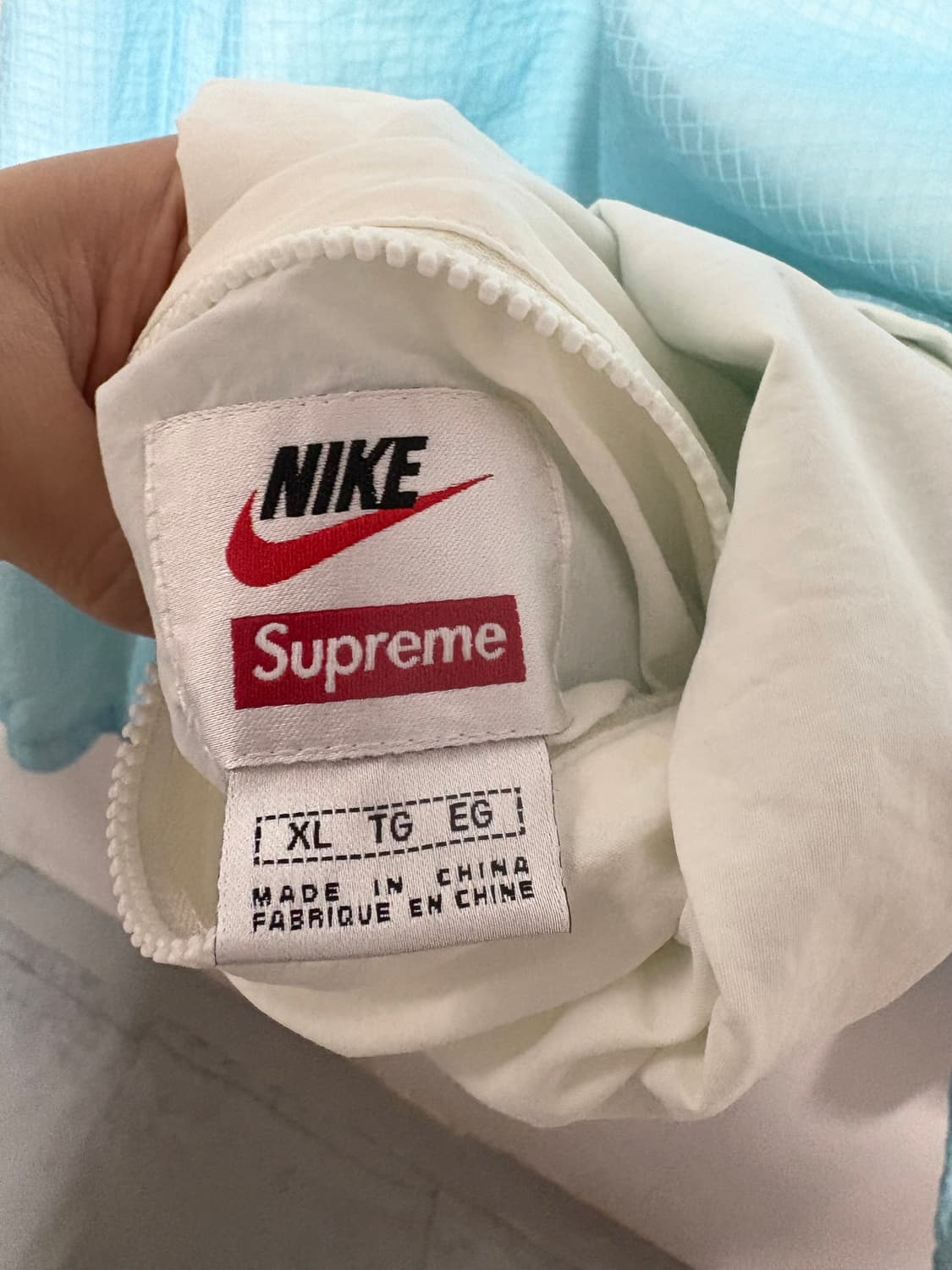 [XL] 슈프림x나이키 쥬얼 리버시블 립스탑 아노락 화이트 상품이미지7