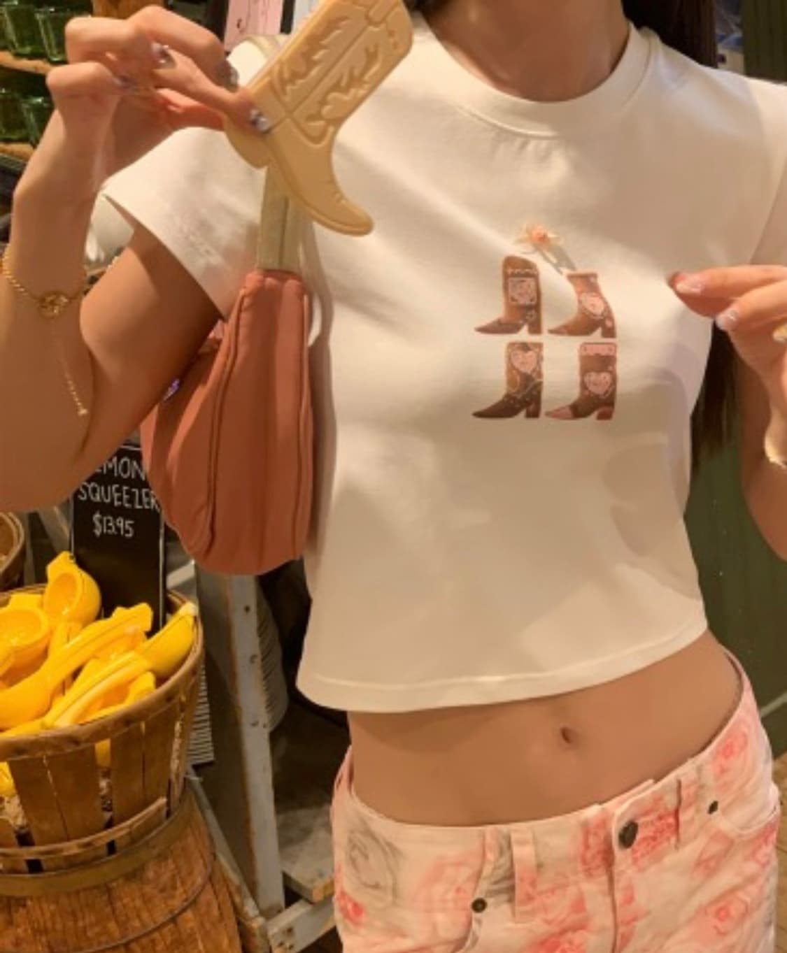 서쿠키 부츠 티셔츠 상품이미지1