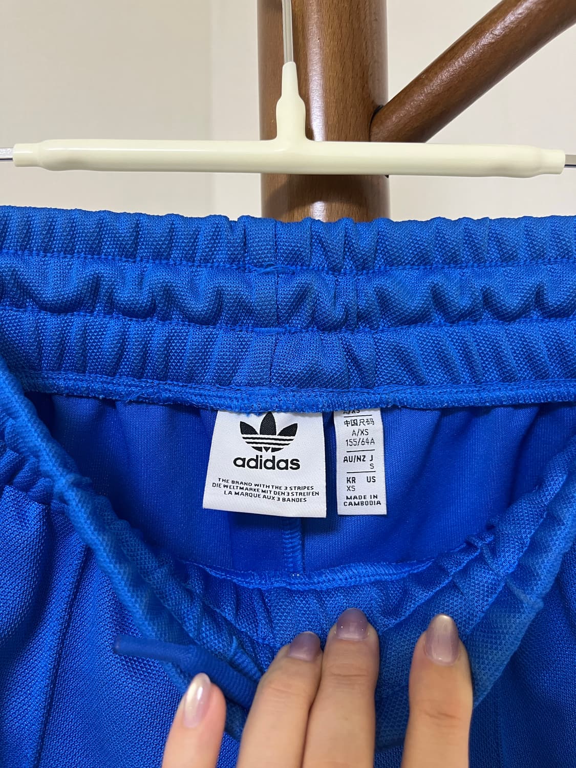 아디다스 트랙 팬츠 블루 xs 상품이미지2