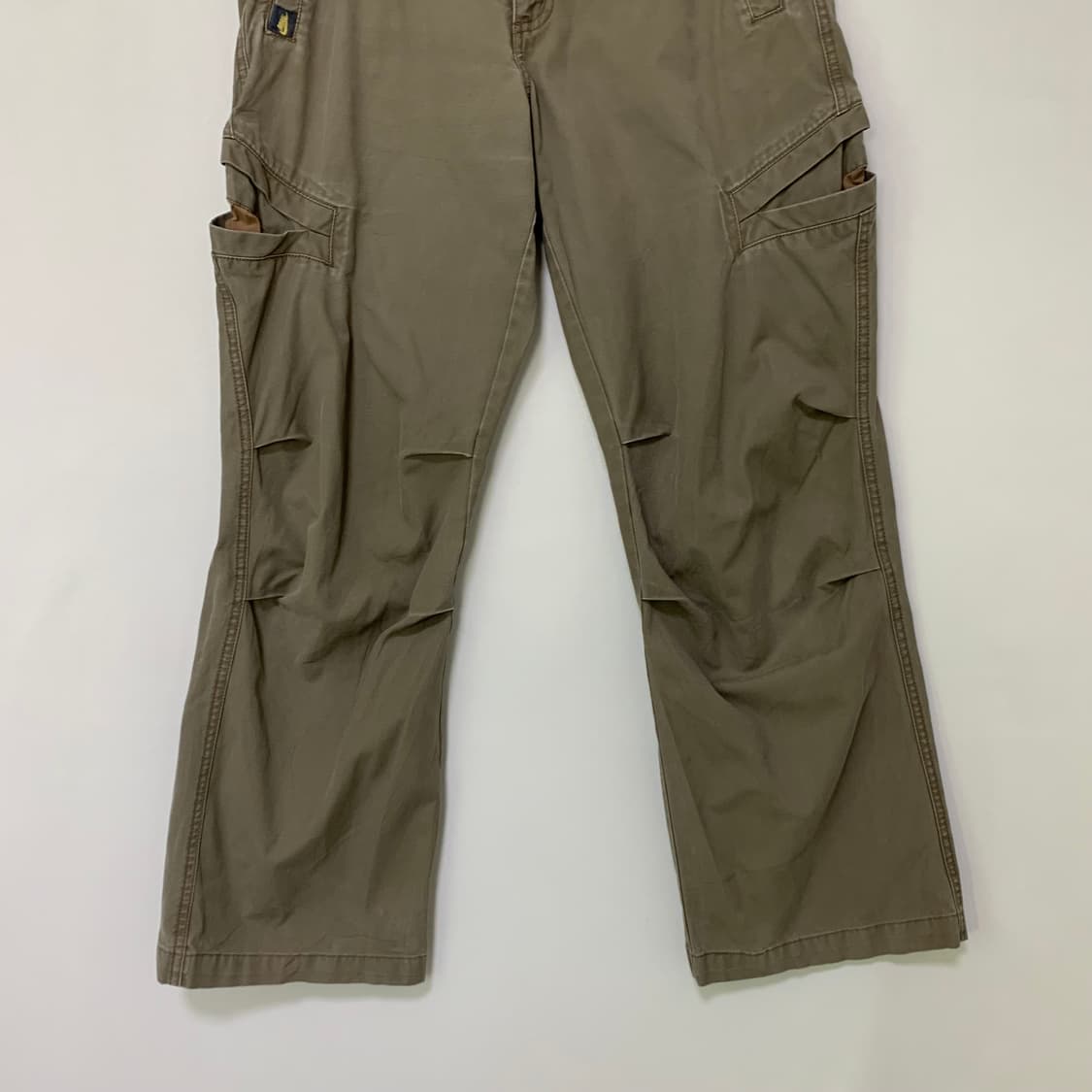 나이키 디테일 부츠컷 팬츠 M 카키그레이 y2k 00s 아메카지 고프코어 상품이미지4