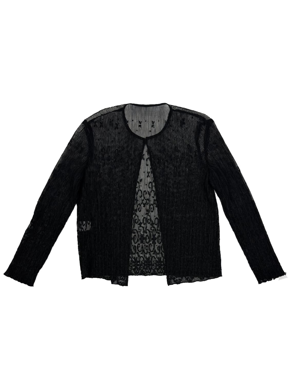 Vintage Sheer Pleated Lace Cardigan/ M 상품이미지2