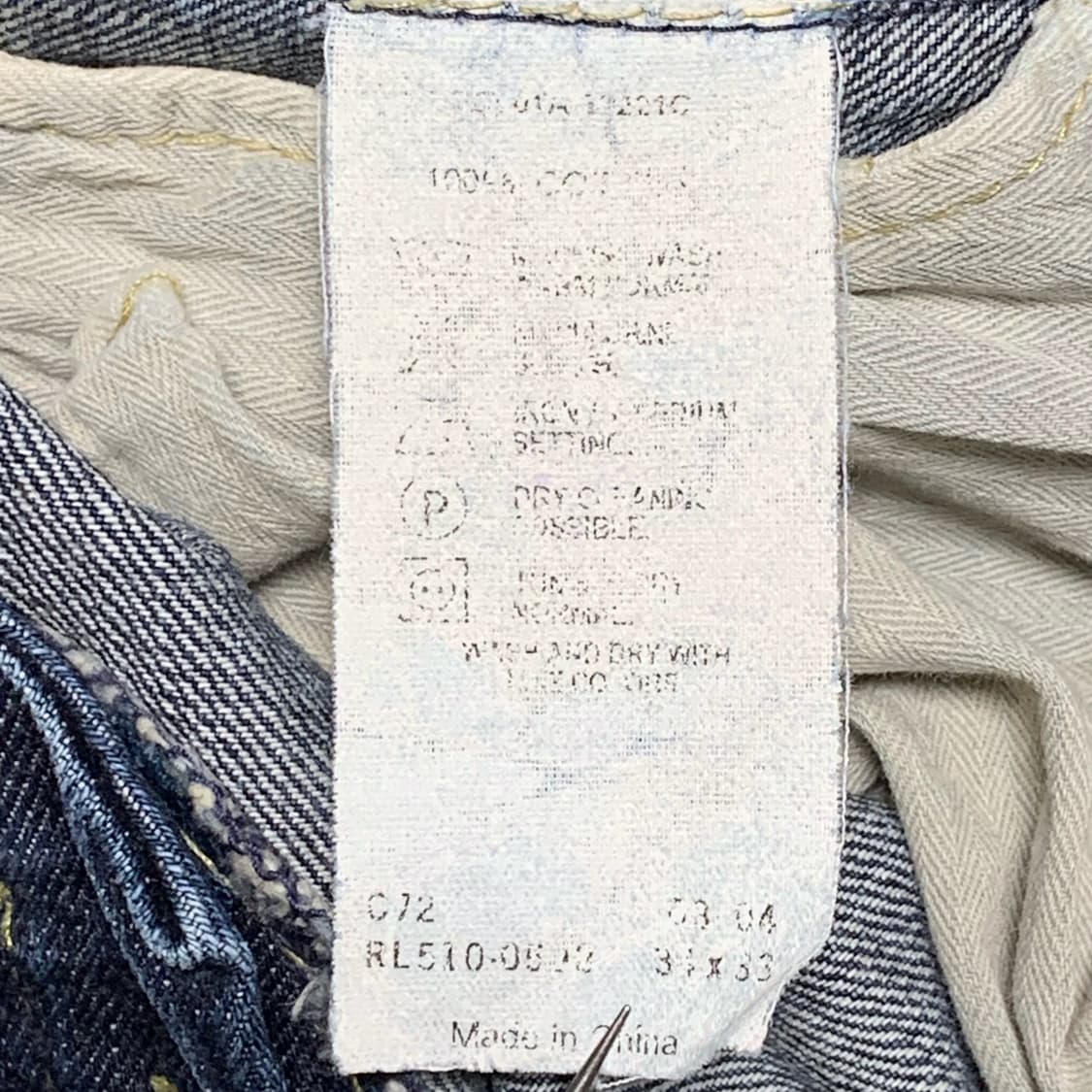 [34] 00's 리바이스 Red Loop 510 데님팬츠 상품이미지5