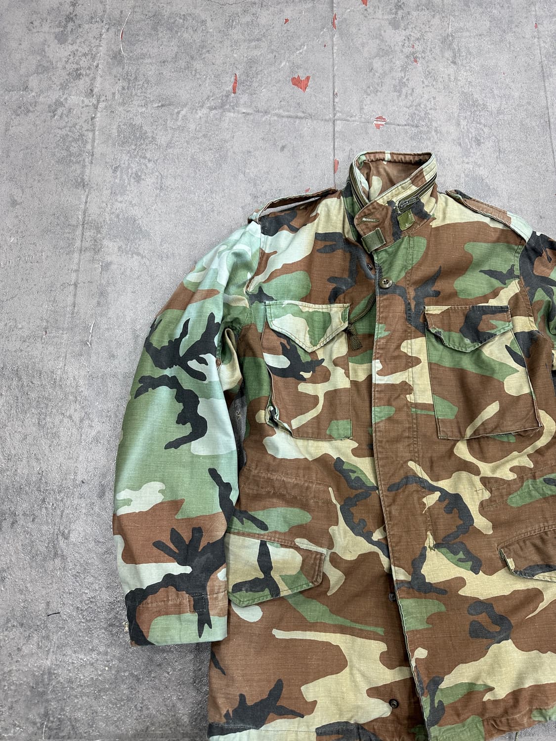 미군 카모플라주 밀리터리 야상 상품이미지2