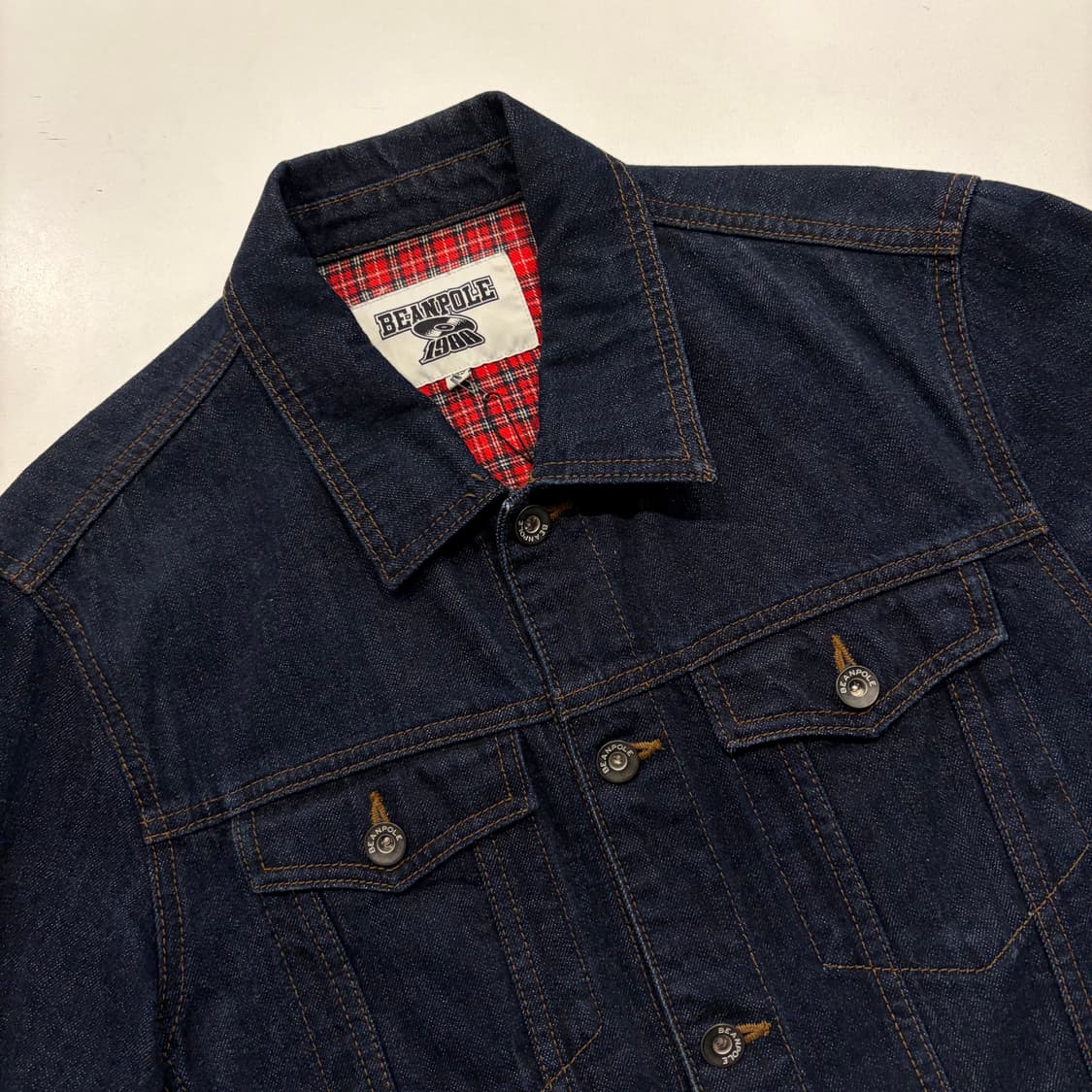 [105] 빈폴 데님 자켓 Beanpole 빅로고 청자켓 D876 상품이미지3