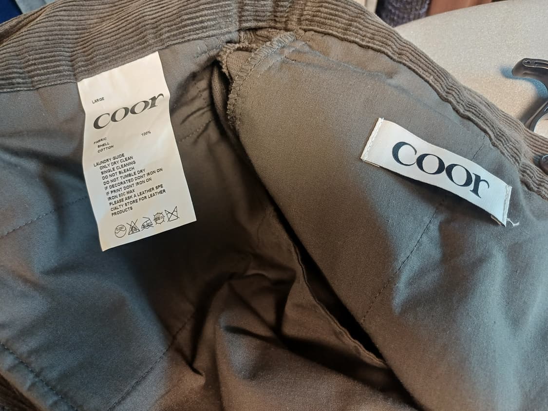 쿠어 코듀로이 패널드 라운딩 팬츠 상품이미지5