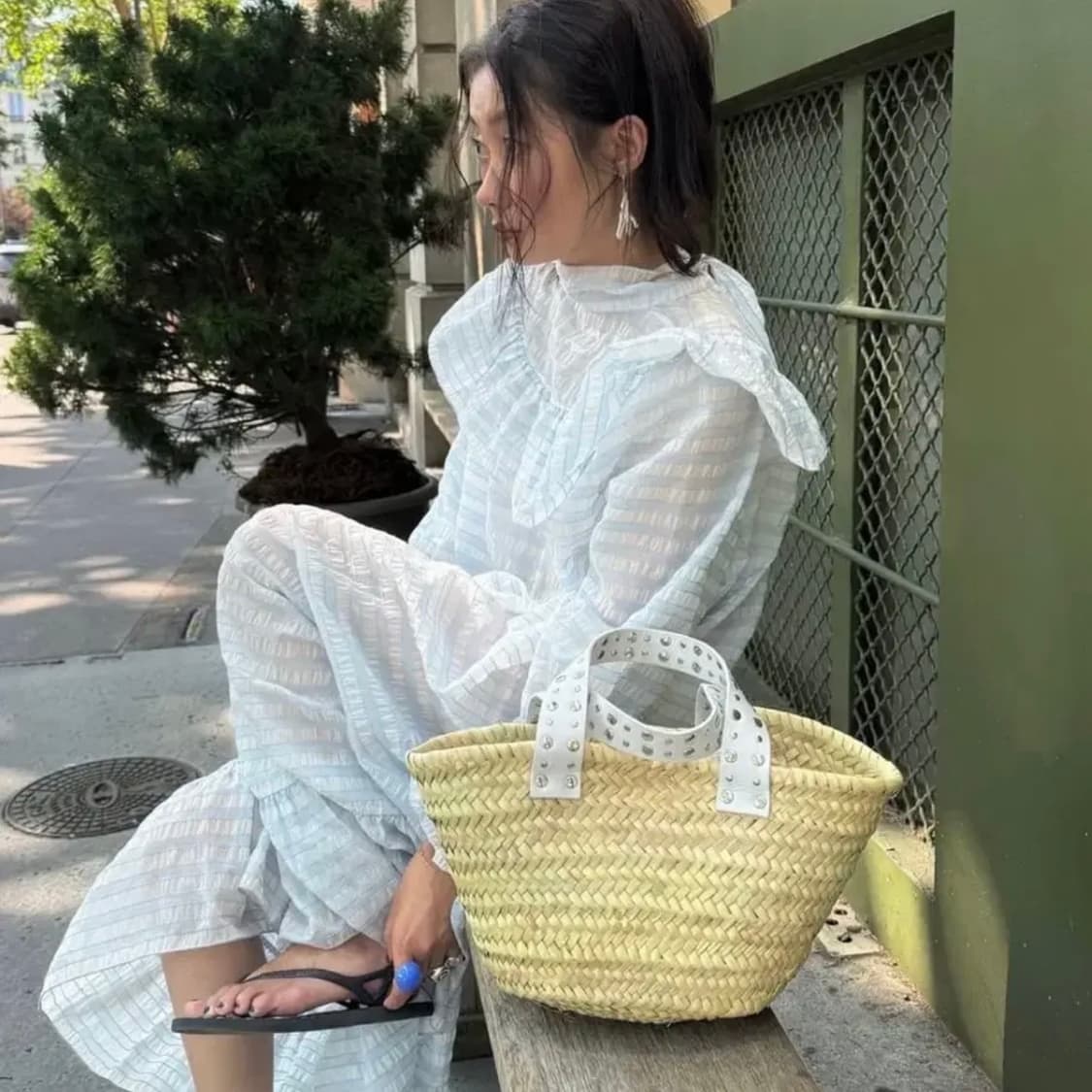 기마구아스 베라노 토트백 라피아백 상품이미지2