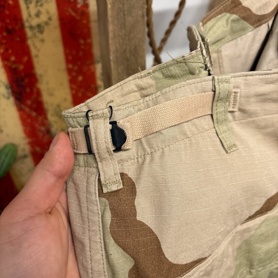 90s 오리지널 밀리터리 미육군 데저트카모 BDU 카고팬츠 N948 상품이미지8