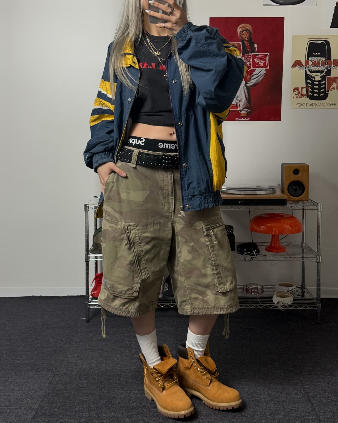 스타터 90s 미시건 바람막이 자켓 상품이미지3