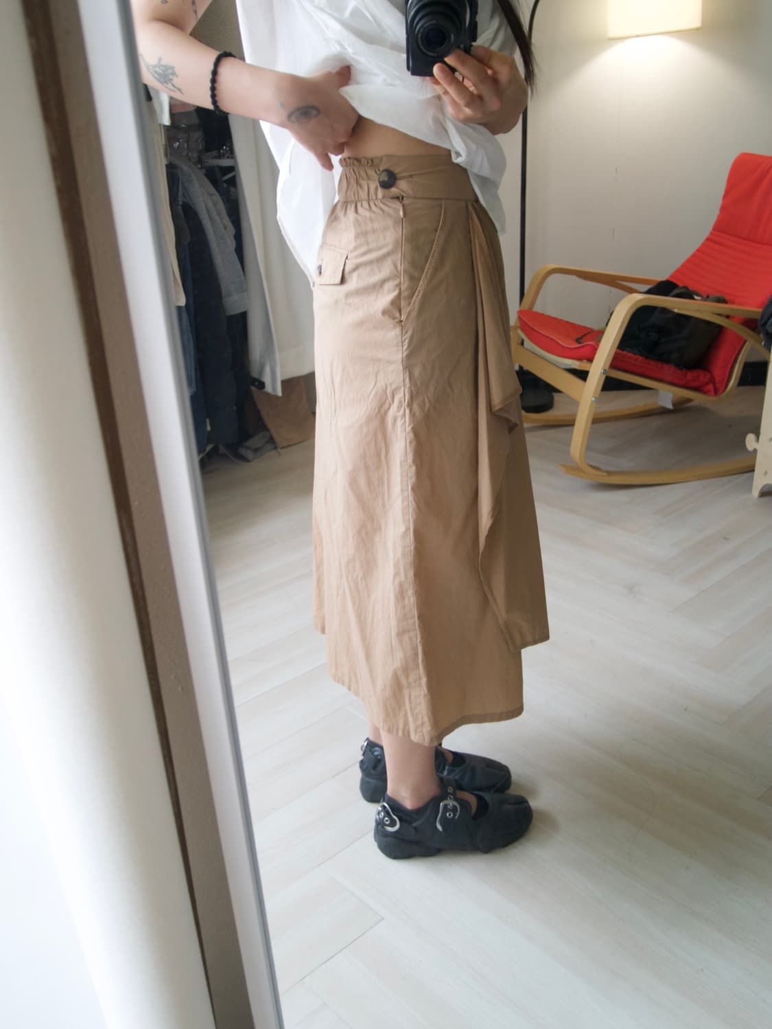 drape skirt pants 상품이미지3