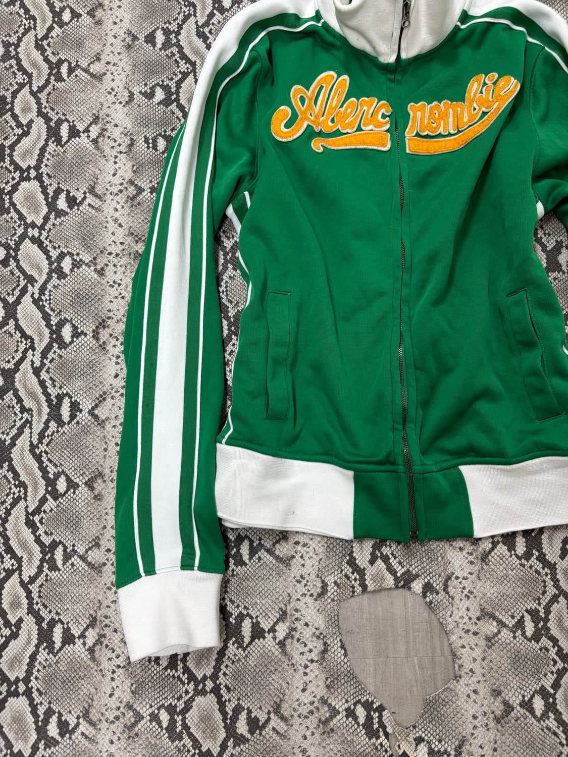 Abercrombie” Y2K Mood Green Zip Up 상품이미지2