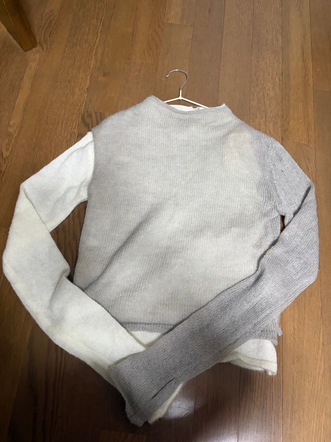 파르티멘토 더블 레이어 니트 탑 레이어드 니트 파르티멘토우먼 상품이미지4