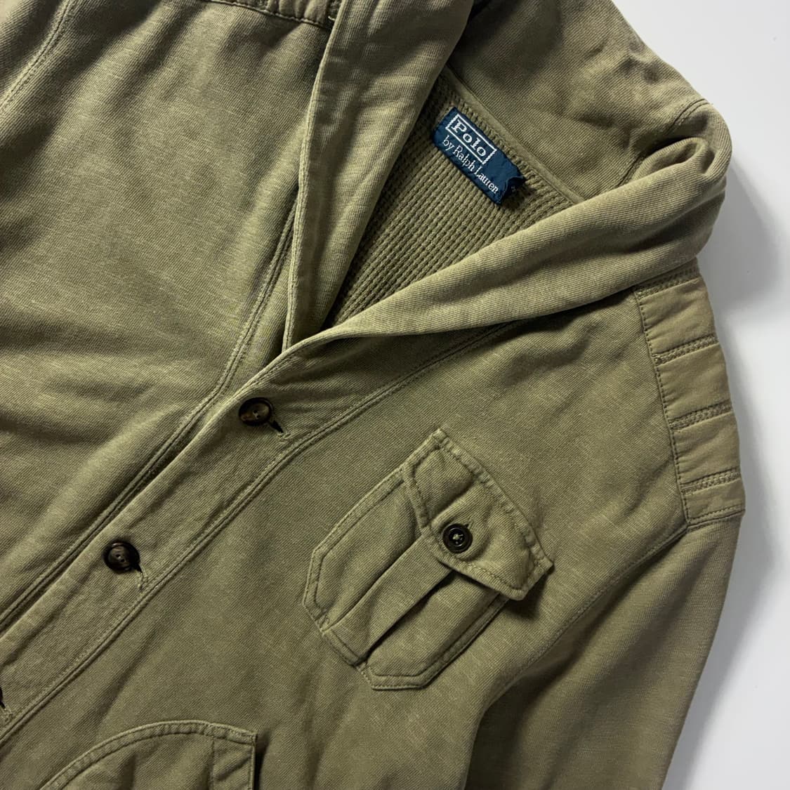 Polo  폴로 랄프로렌 스포츠맨 패치 포켓 숄카라 가디건  상품이미지3