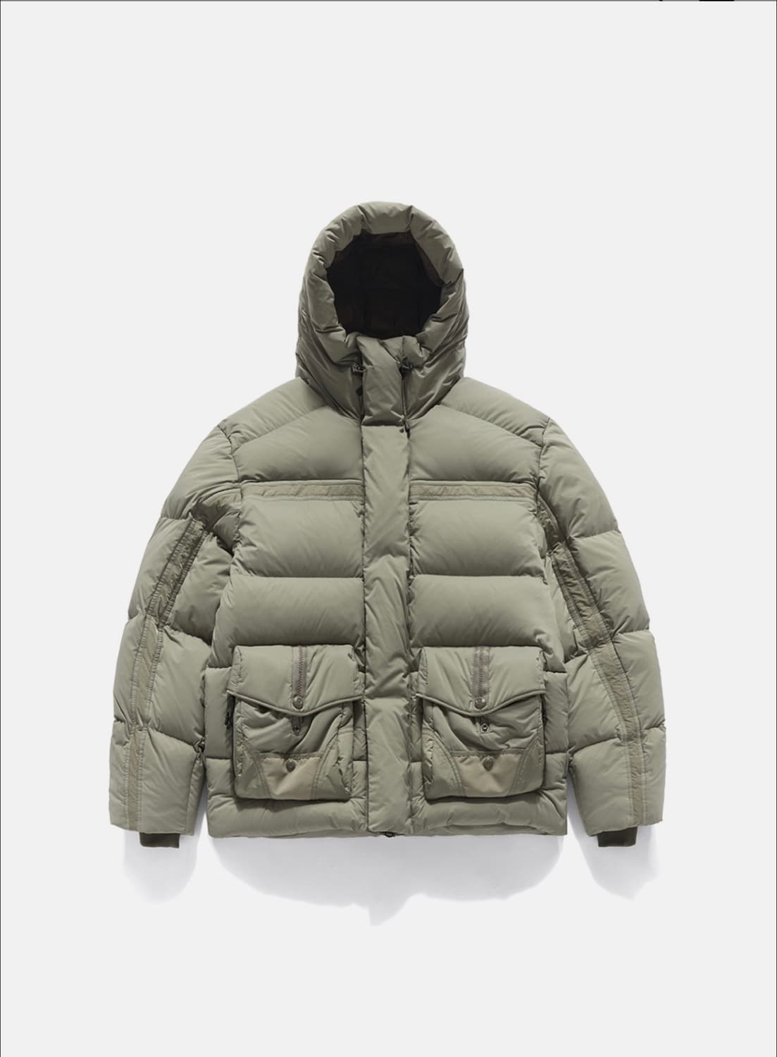 [XL]이스트로그X데상트 헤비다운자켓 샌드베이지 상품이미지1