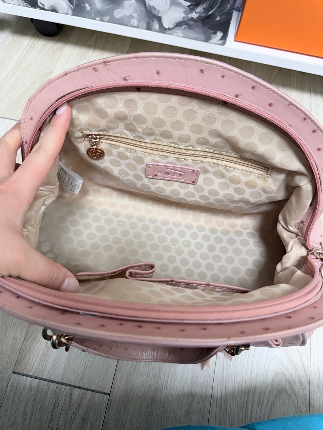 100%소가죽 에스콰이어 가방, 공주님 가방 상품이미지3