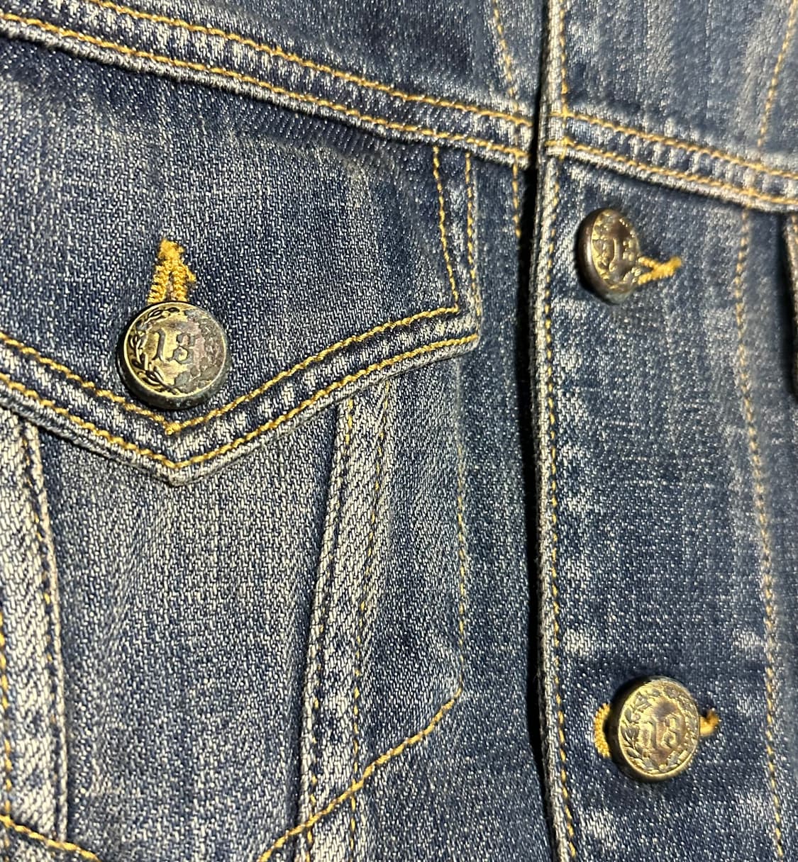 R13 알써틴 데님 조끼 상품이미지6