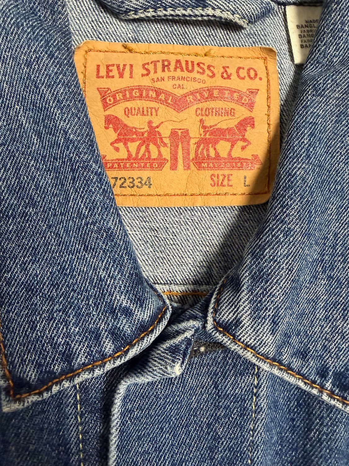 리바이스 데님자켓 L 상품이미지2