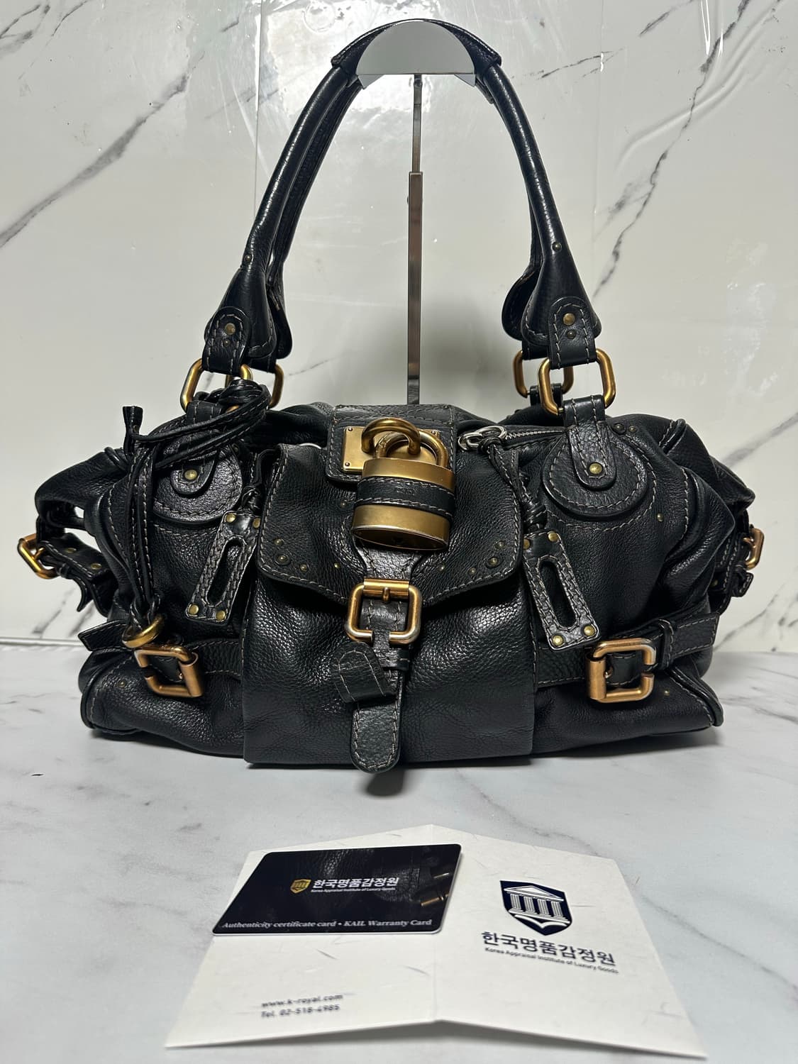 [A 정품] 끌로에 패딩턴 숄더백 블랙 라지 상품이미지8