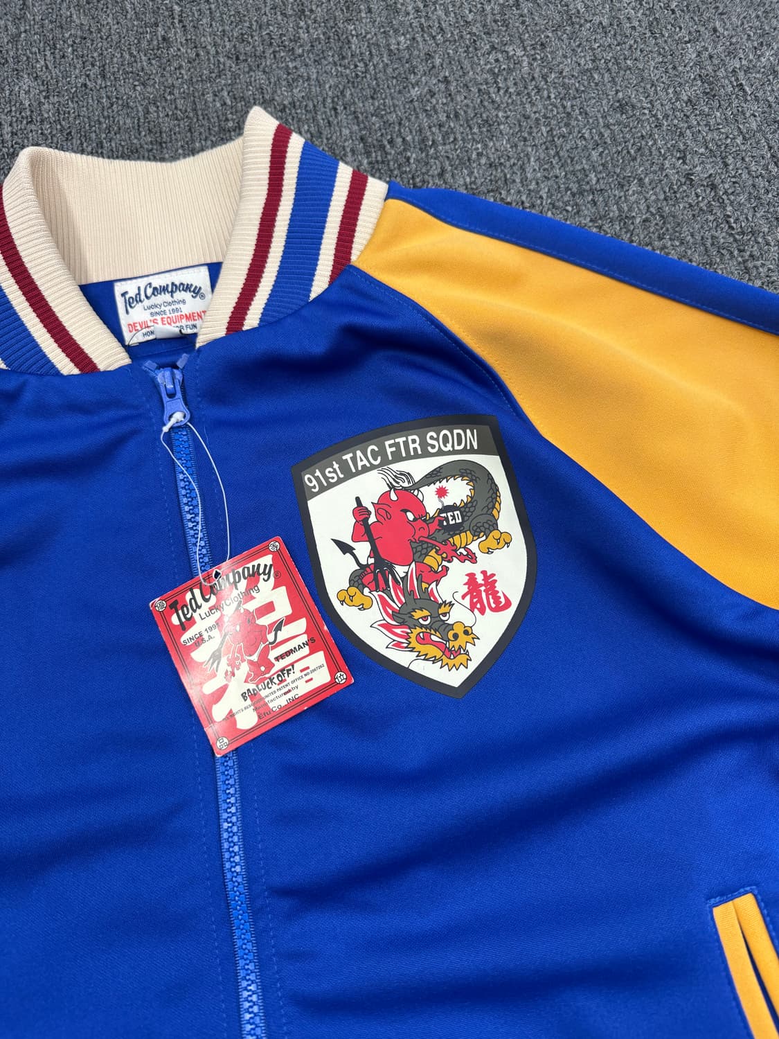 M)테드 컴퍼니 빈티지 프린팅 투톤 져지 상품이미지5