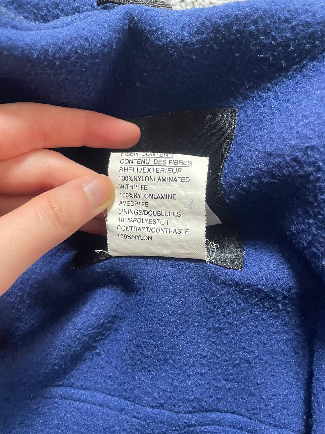 빈티지9. 노스페이스 90s 플리스 포함 고어텍스 투웨이 바람막이 패딩 상품이미지6