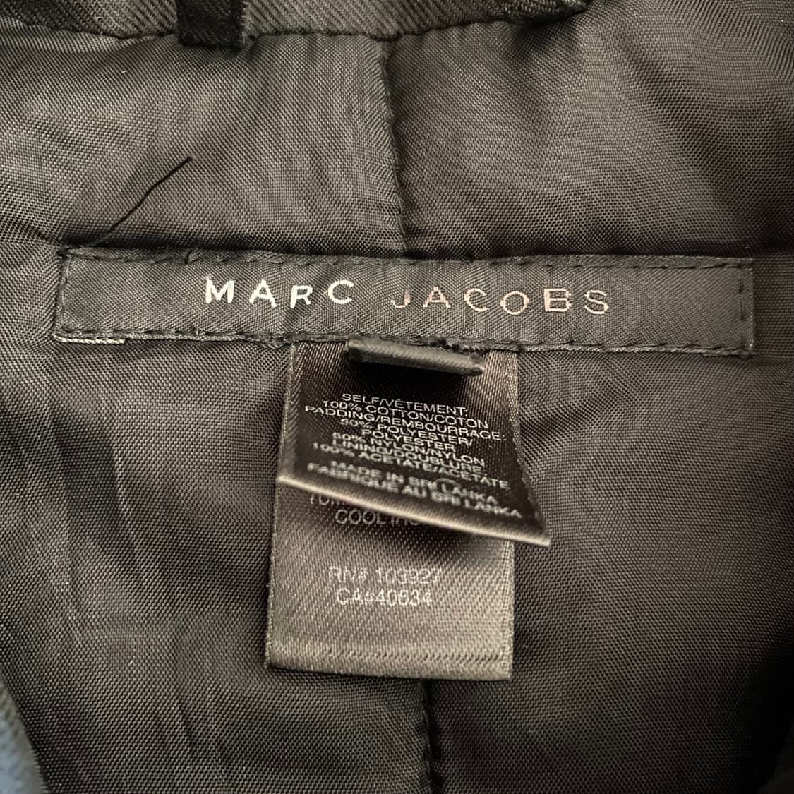 [L] 마크제이콥스 하이넥 바이커 니팅 자켓 상품이미지6