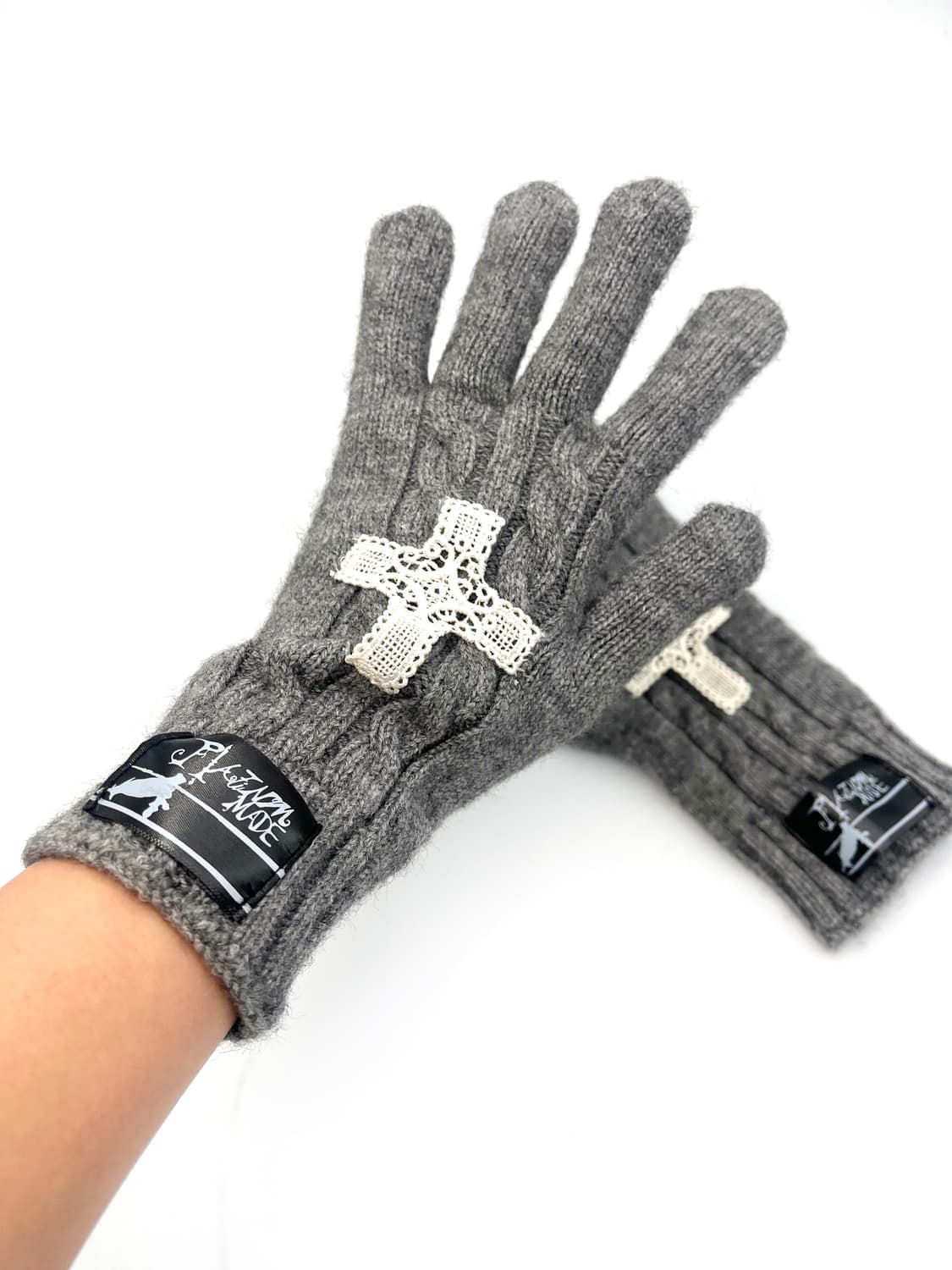 Cross Emblem Gloves 상품이미지3