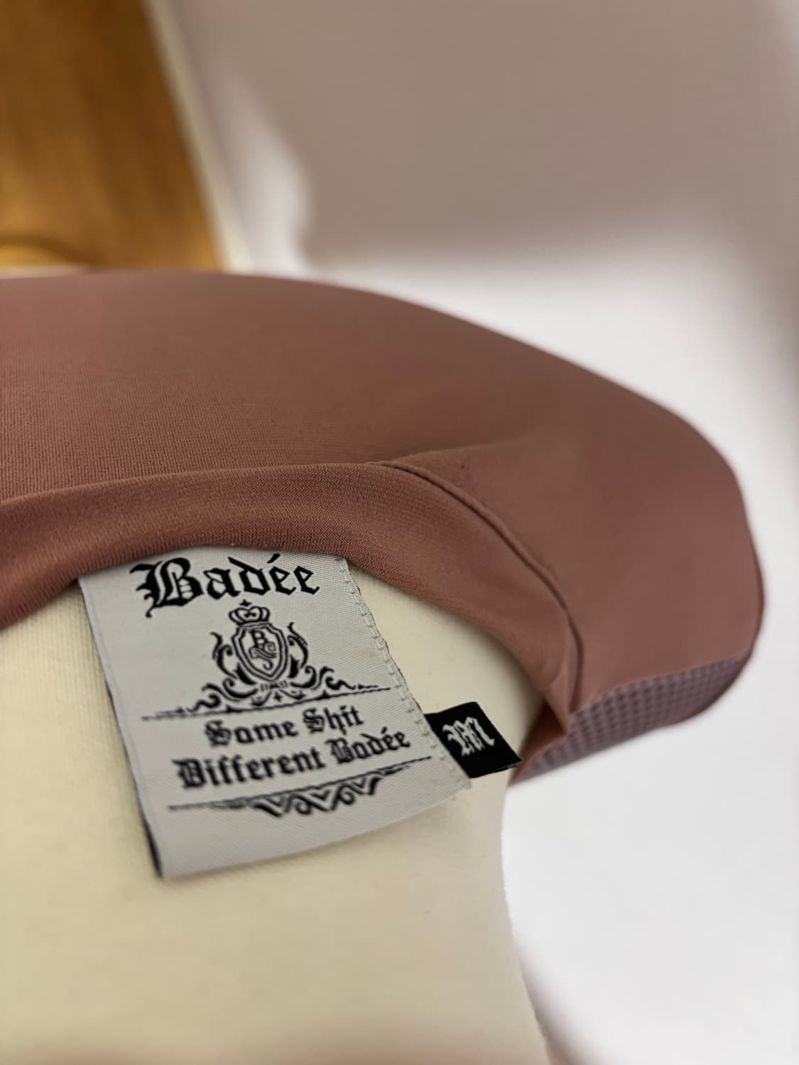 Badee 배디 셔링 티셔츠 탑 HALFTONE MESH SHIRRING 상품이미지3