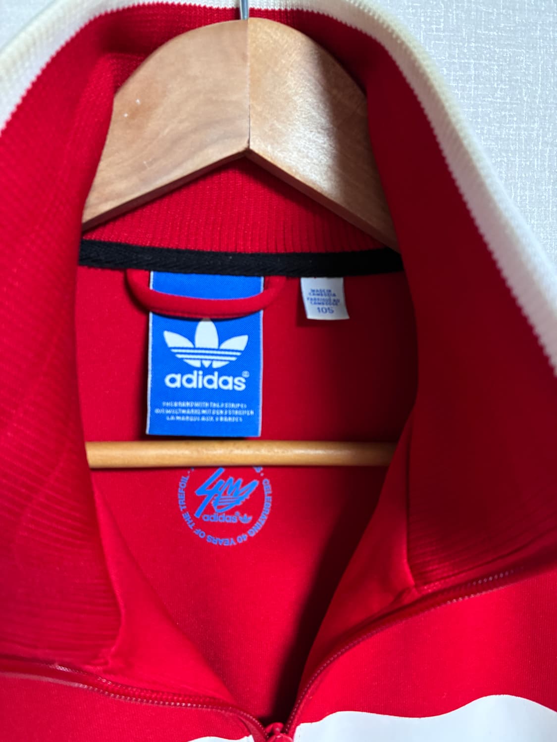 빈티지 아디다스 져지(STR DIVER X TT) 레드 XL 상품이미지3