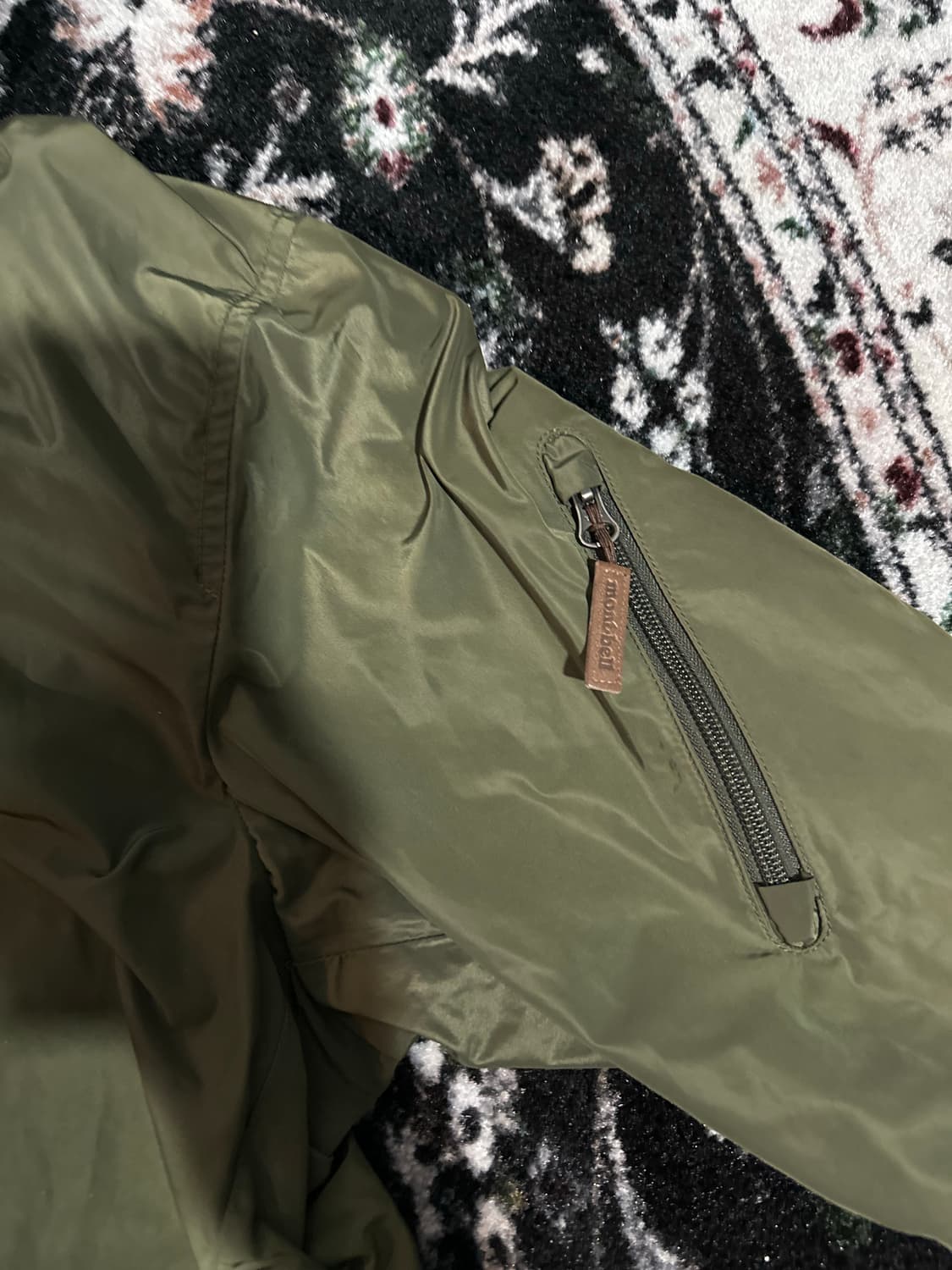 몽벨 바람막이 야상 자켓 카키 상품이미지3