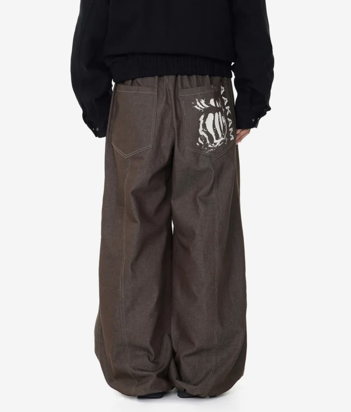 아캄 니핀턱 데님팬츠 상품이미지1