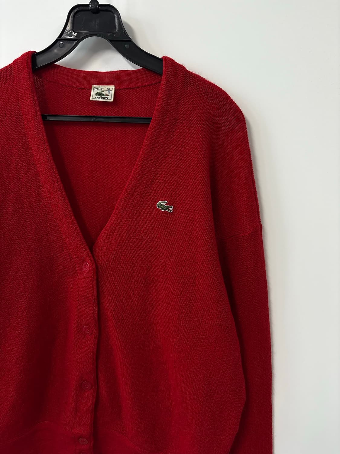 라코스테 레드 썸머 가디건 상품이미지4