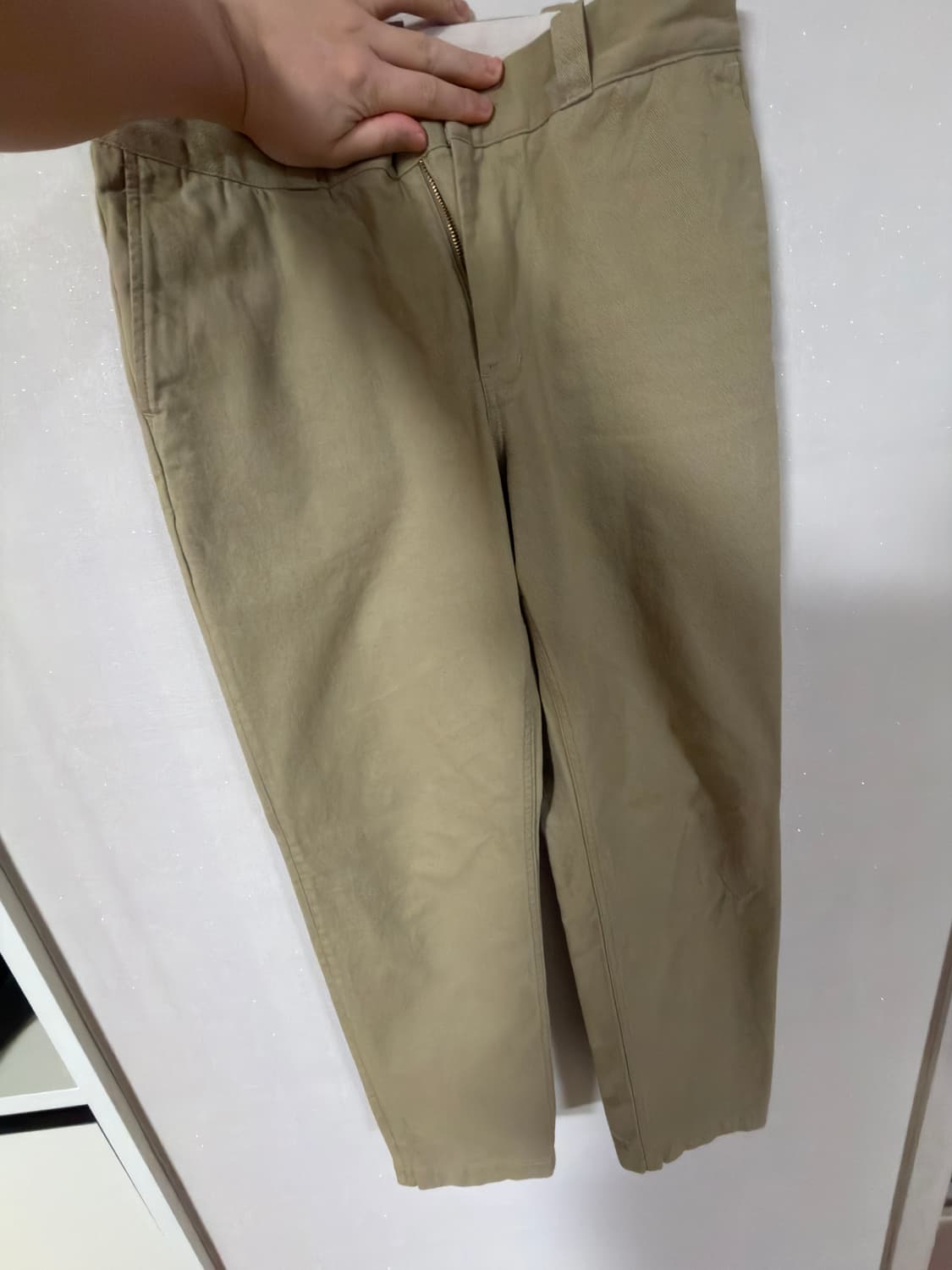 데밀 LOT.032 치노 트라우저 카키 32사이즈 상품이미지5