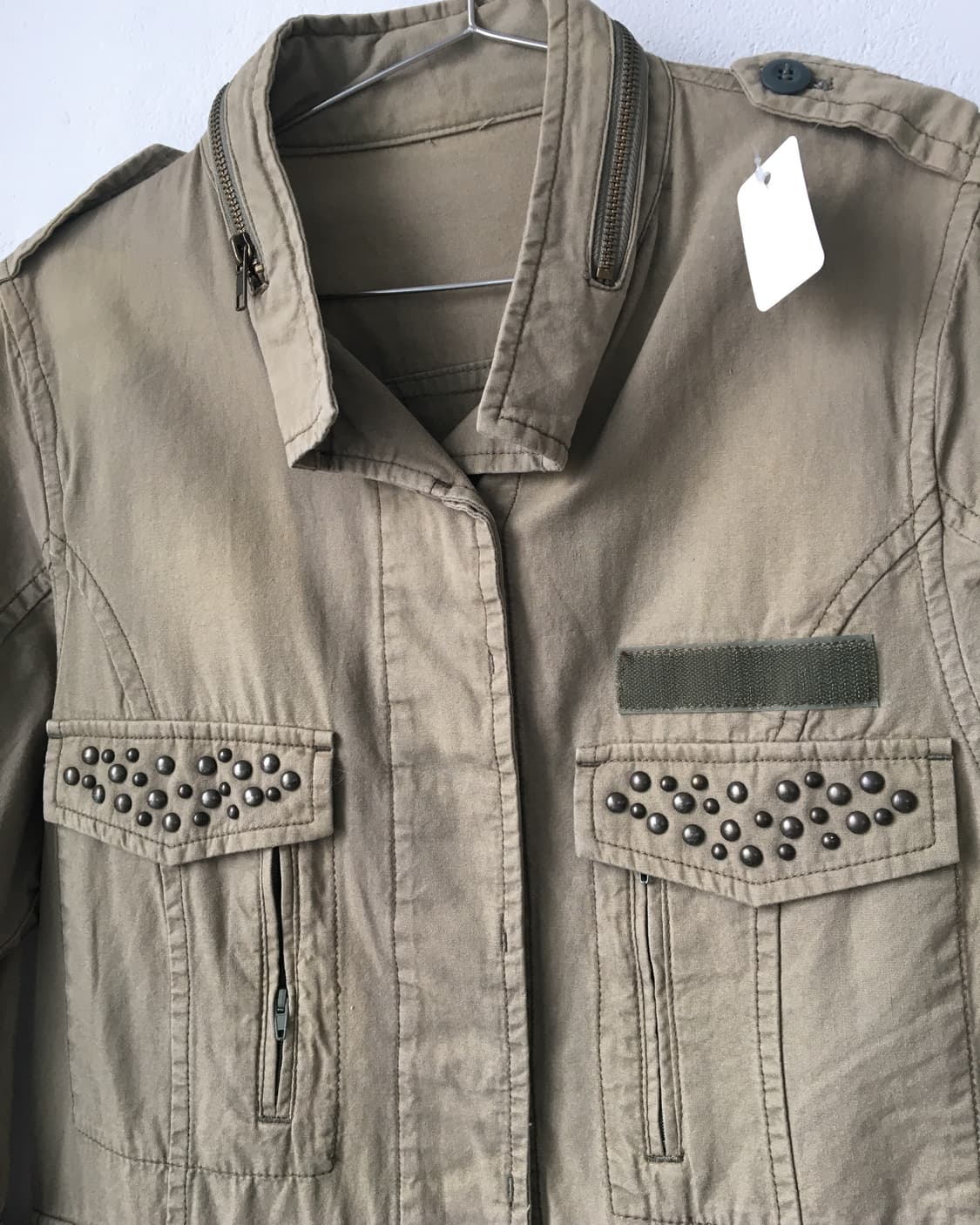 Stud point high neck jacket 상품이미지6