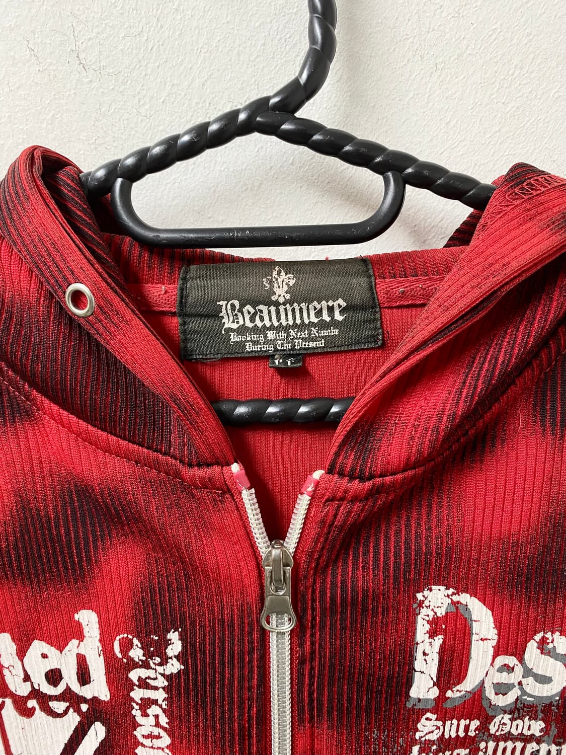 Outer : Beaumere 00’s UK Print Hoodie Zi 상품이미지6