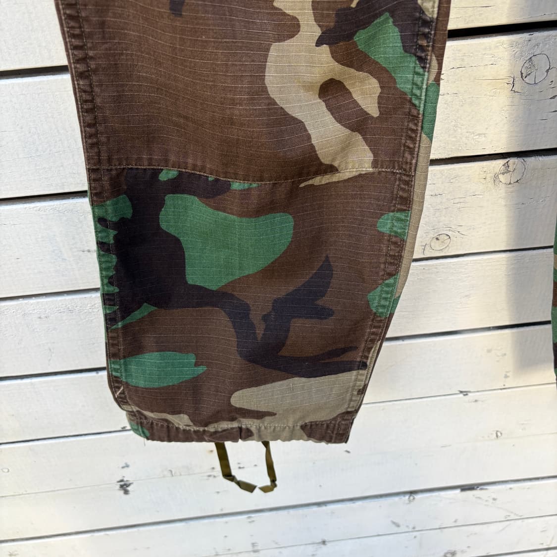Vintage 오리지날 미군 우드랜드 립스탑 BDU 바지 상품이미지5