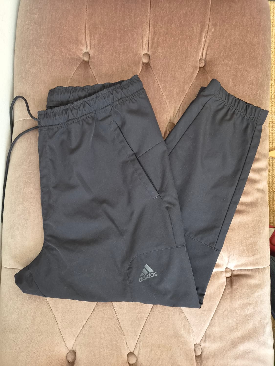 아디다스 남성  블랙밴딩트랙팬츠 XL사이즈 상품이미지1