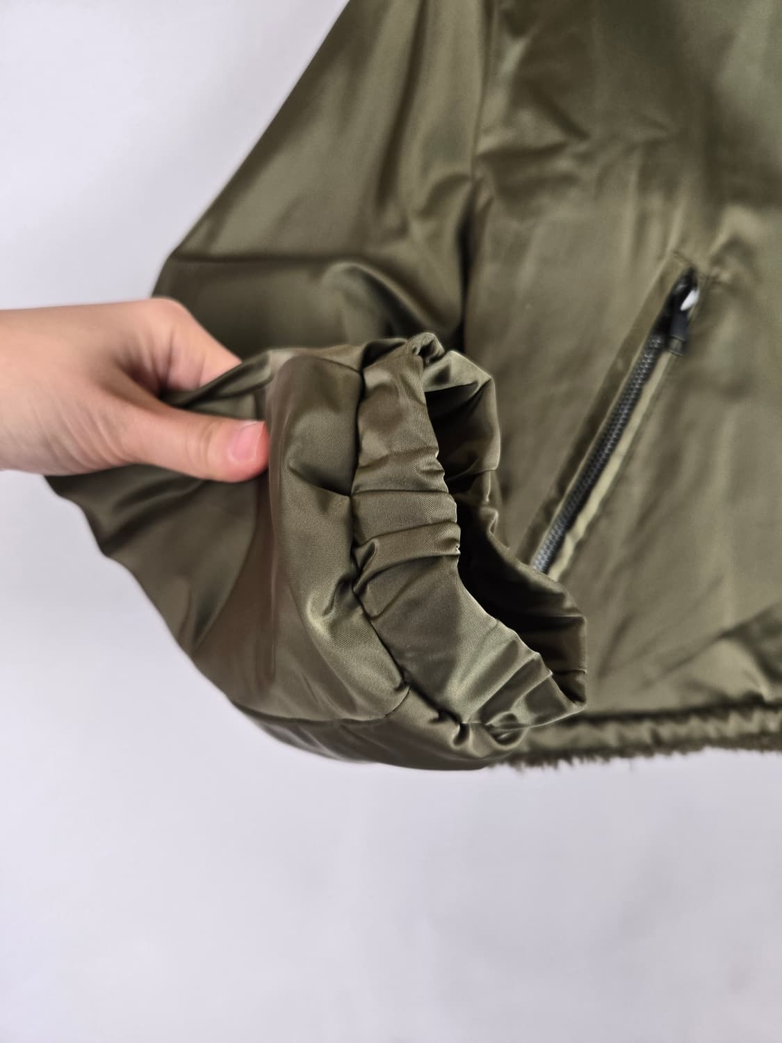 [무료배송]자라 S 여성 오버핏 양면 플리스 숏 자켓 상품이미지4