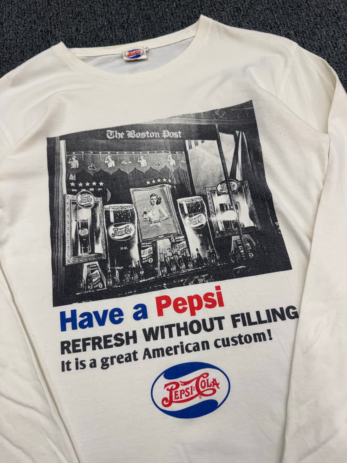 M)Pepsi Cola 빈티지 프린팅 롱슬리브 상품이미지2