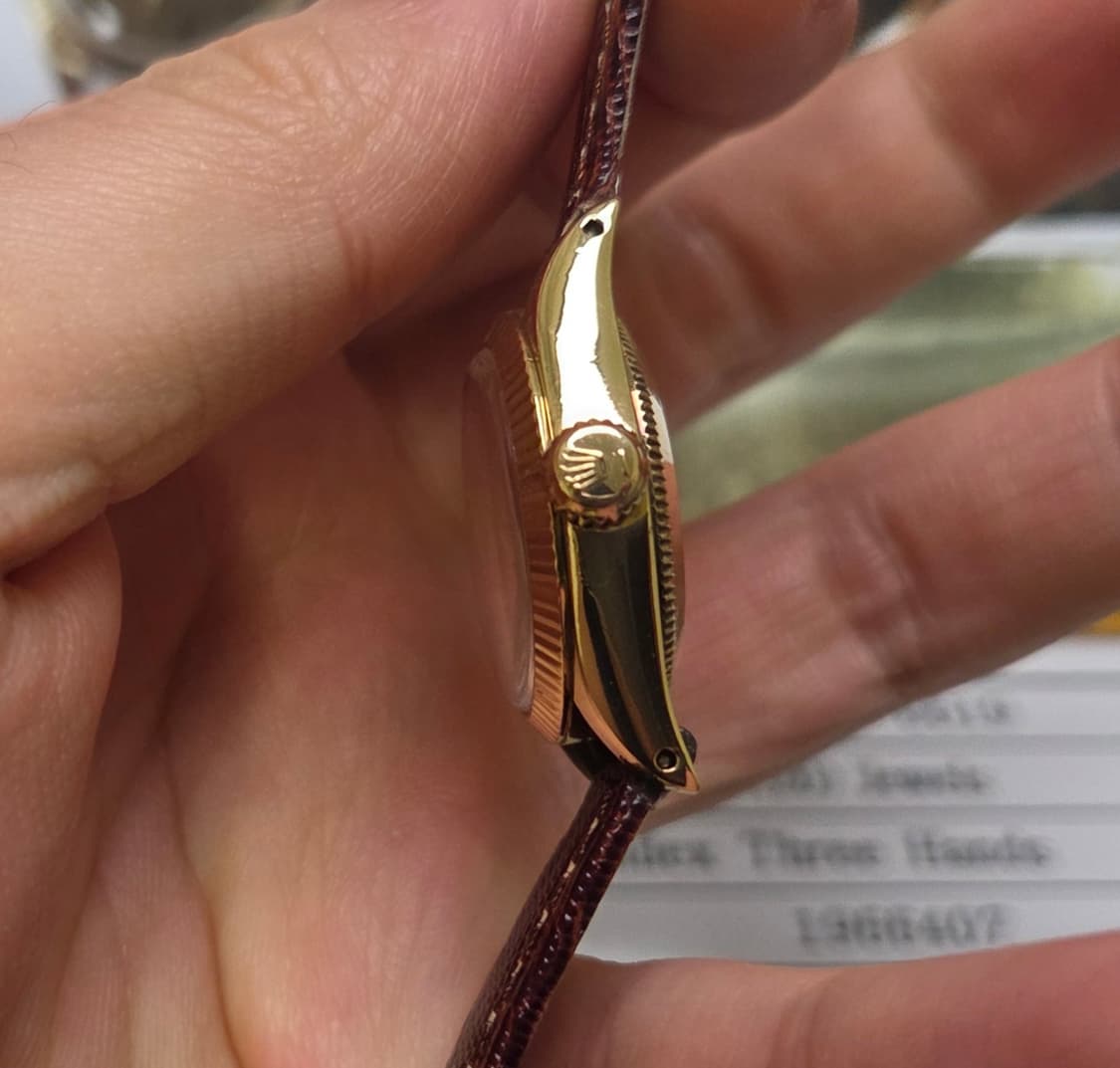 롤렉스 오이스터 퍼페츄얼 6619 18k올금통 샴골판 논데이트 여성용 상품이미지6