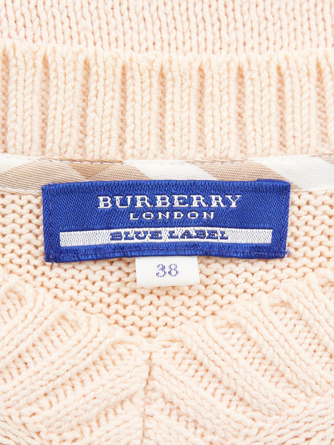 Burberry 블루라벨 케이블 니트 튜닉 원피스 상품이미지5